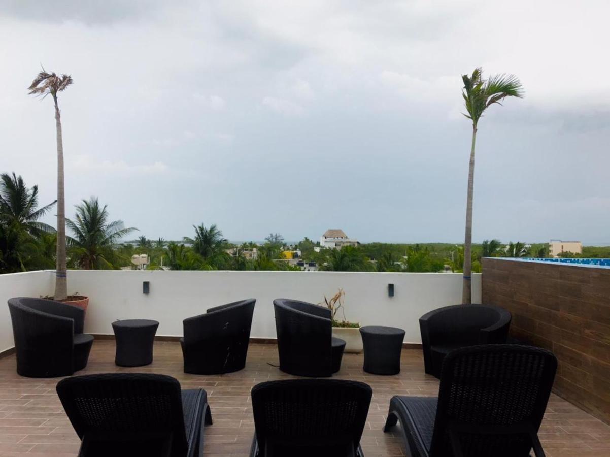 Hotel Mayari Holbox Ngoại thất bức ảnh Rooftop view of the hotel